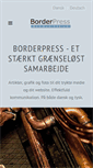 Mobile Screenshot of borderpress.dk